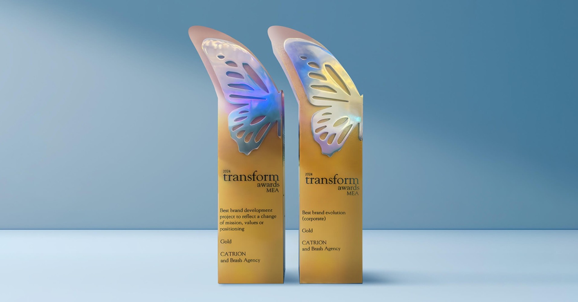 CATRION’s Bold Rebrand Journey Shines with Double Gold at TRANSFORM AWARDS MEA